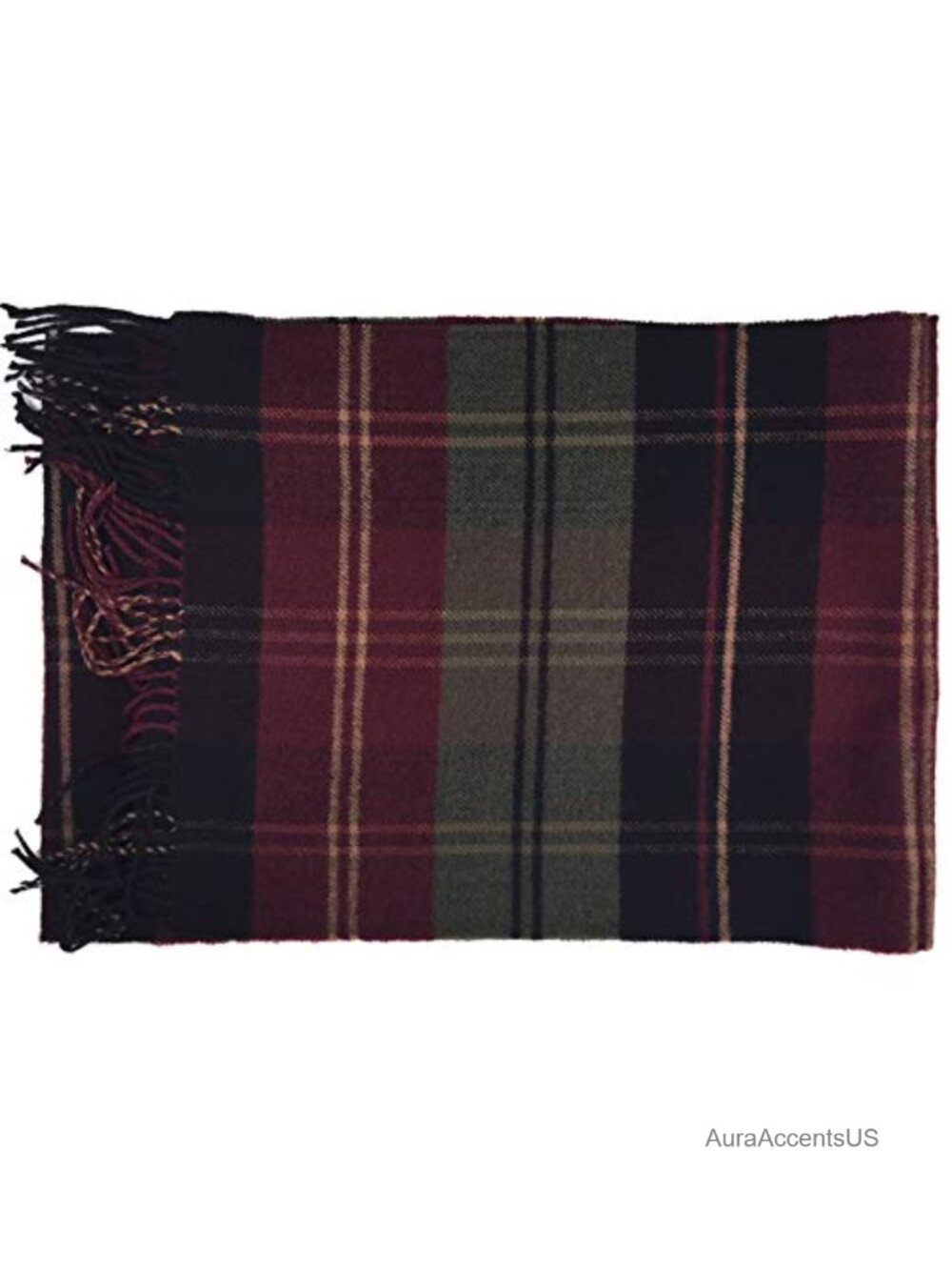 Luxurious Soft Cashmere Feel Plaid Winter Scarf 100% Acrylic Wrap